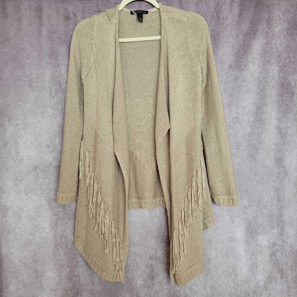 INC international concepts womens beige cardigan size M